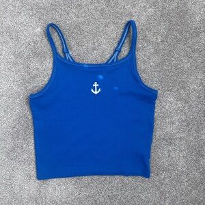 Blue Anchor Tank Top